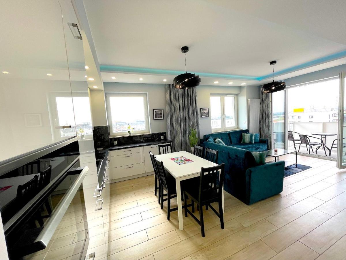 Apartament Z Tarasem I Widokiem Na Odre Wroclaw Ngoại thất bức ảnh