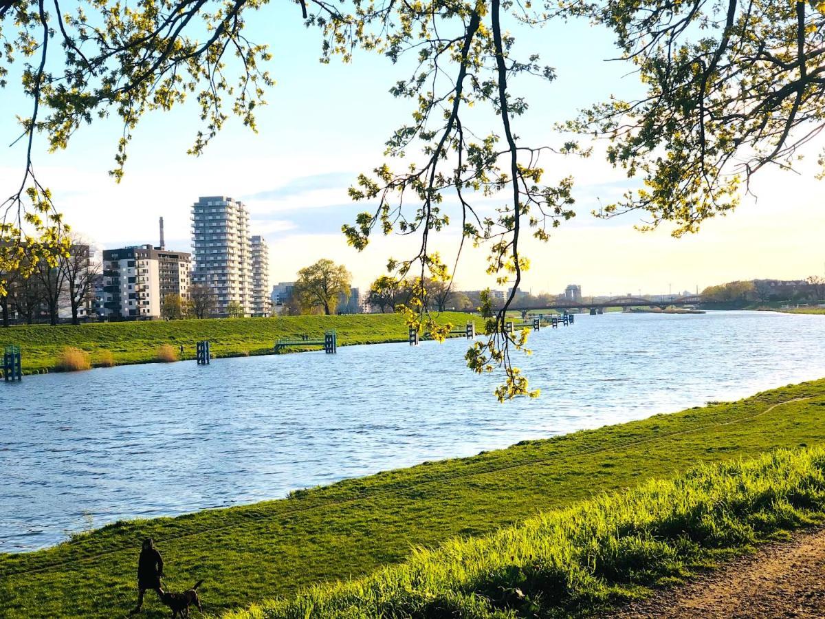 Apartament Z Tarasem I Widokiem Na Odre Wroclaw Ngoại thất bức ảnh